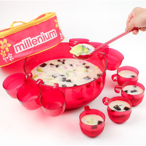 Millenium Cocktail Set / mangkuk gelas cangkir es sop buah