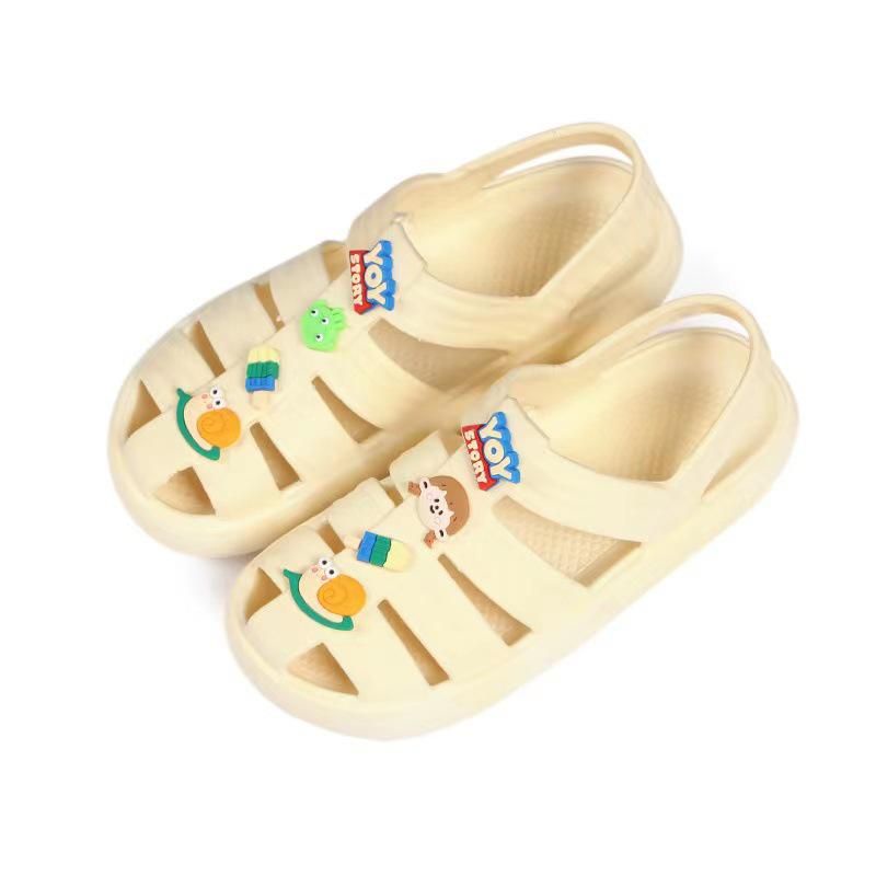 Sandal Crocs Gladiator Eva Toys Wanita Tali Slip On Wanita Import High Quality RF