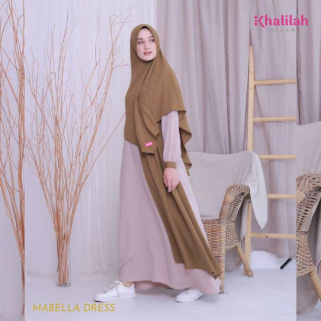 dress mabella by khalilah hijab
