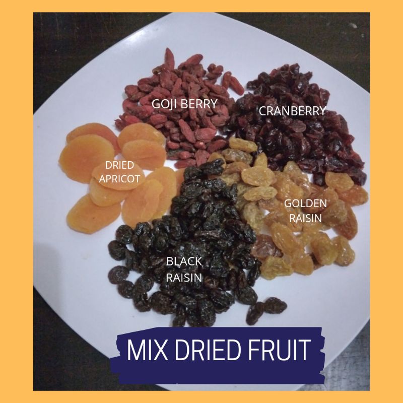 

MIXED FRUIT CRANBERRY RAISIN KISMIS GOJIBERR