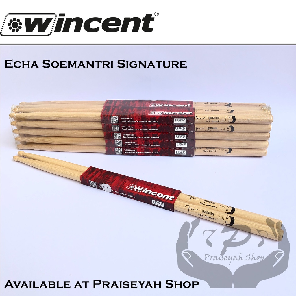 Echa Soemantri Signature Stick Drum Wincent YES Stik Panjang 5A XXL Biru Dan Natural