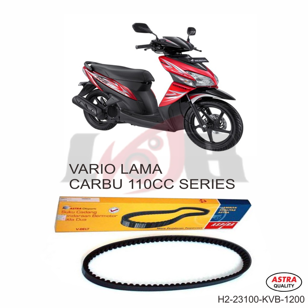 Vbelt Aspira Vario Lama Carbu Spin Vanbelt Honda Timing belt KVB Astra