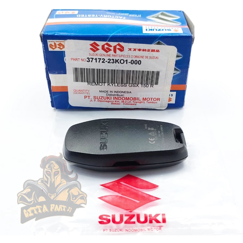 REMOTE  REMOT KUNCI KONTAK ASLI ORIGINAL SUZUKI KEYLESS GSX R 150 KUALITAS ASLI ORIGINAL SUZUKI REMOT GSX 150 R