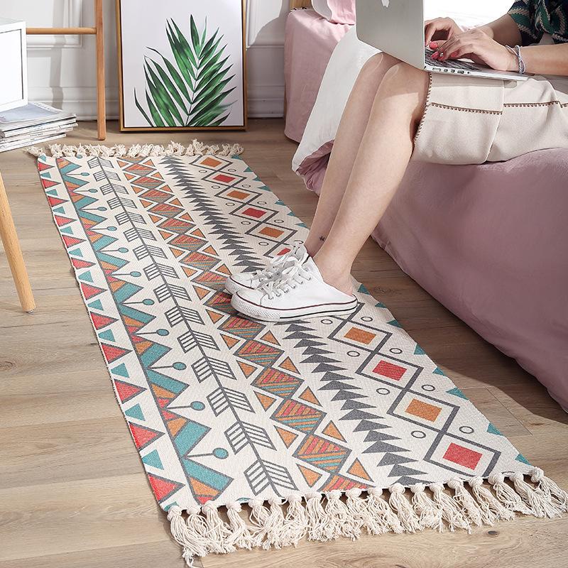 Carpet Floormat Tassel 60 X 150 CM - Karpet Rumbai Lantai BohemianCarpet Floormat Tassel 60 X 150 CM - Karpet Rumbai Lantai Bohemian