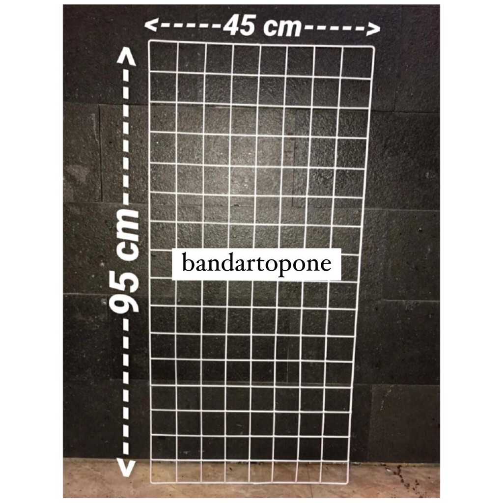 RAM KAWAT JARING TEBAL UKURAN 45cm x 95cm Display Aksesoris Handphone Display Pajangan Di Tembok / RAM BESI KAWAT- 45 x 95 TERMURAH/ Ram 95 x 45 cm wire wall grid kawat display gantungan tumblr obral reseller murah gantungan hijang