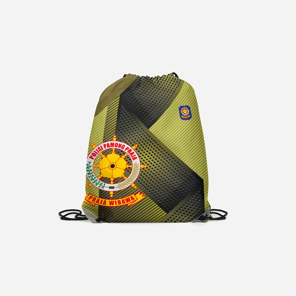 KaosArmy - Tas Serut Motif Satpol PP FullPrint