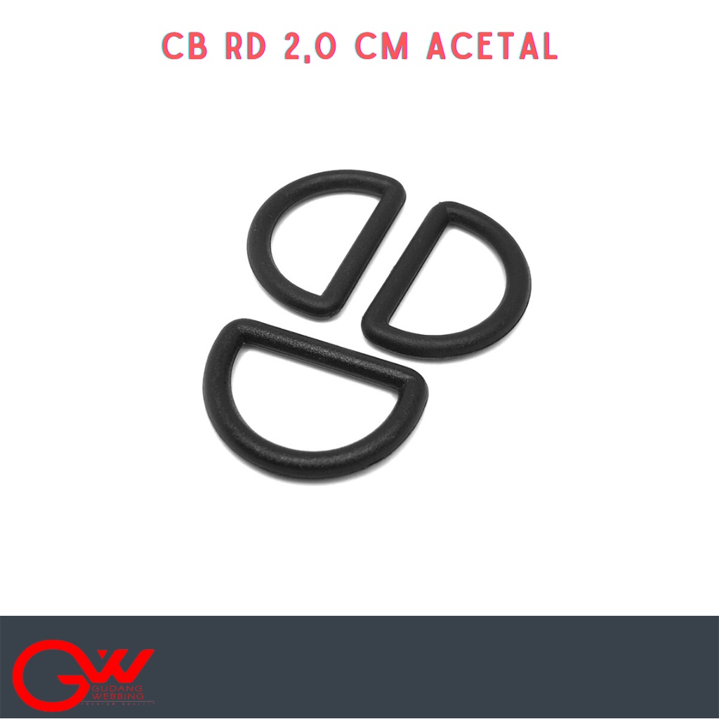 RING D PLASTIK / RING D 2 CM / CB RD 2,O CM ACT