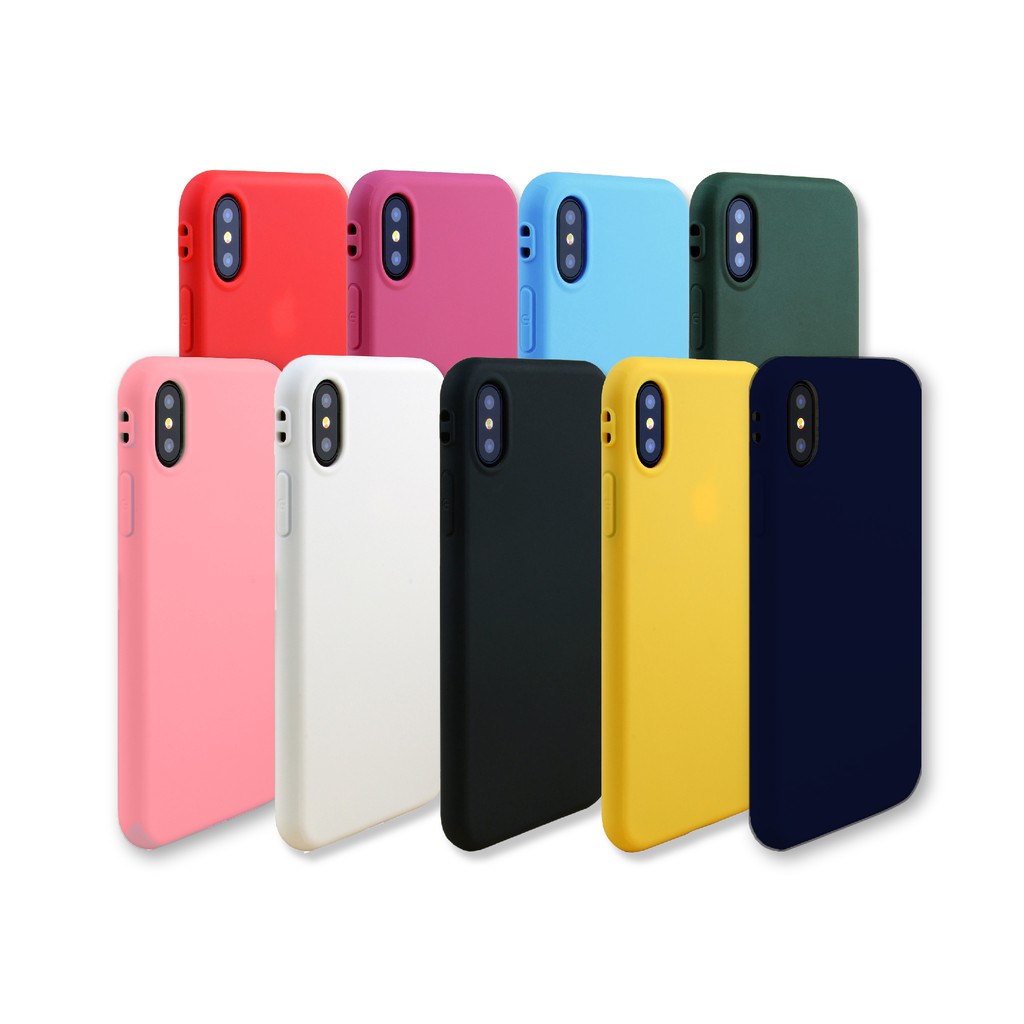 Silicone iPhone (Seri 2) Case Silikon iPhone Casing Silicone Iphone Case Polos iPhone iPhone X / XR