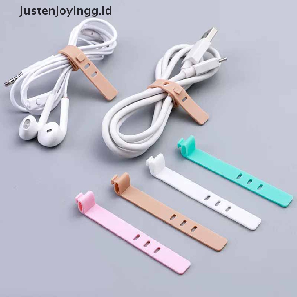 4 Pcs holder Penyimpanan Kabel Bahan Silikon