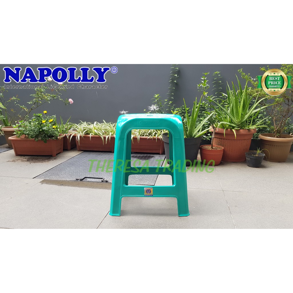 BANGKU PLASTIK NAPOLLY OVAL KURSI PLASTIK KHUSUS GOJEK GRAB BANDUNG