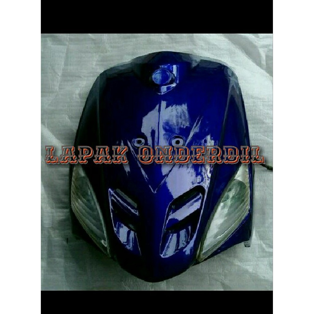 tameng dasi lampu depan mio sporty plus sen dan reflektor warna