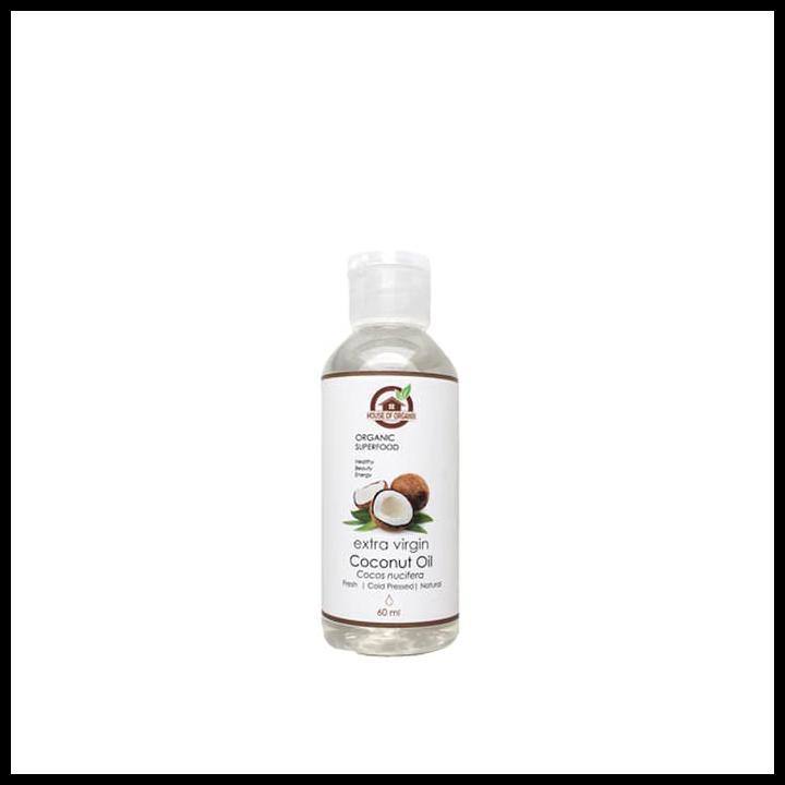 

DISKON HOUSEOFORGANIX EXTRA VIRGIN COCONUT OIL - 60 ML !