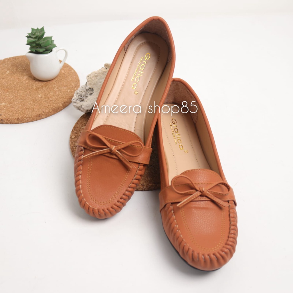 sepatu Wanita flat Gratica rajut manual RJ028 - Ameera