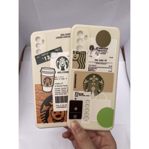 CASING FOR SAMSUNG A12 A22 5G A03S VIVO Y20 Y12S Y17 Y30 Y50 Y91 Y91C Y71 - SOFTCASE STARBUCK