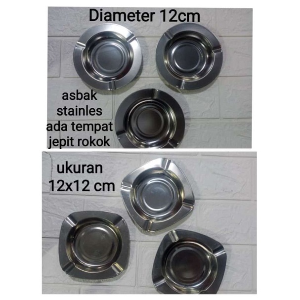

Asbak stainless
