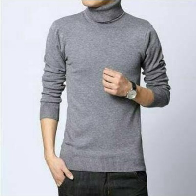 TURTLENECK Sweater Rajut Pria / Sweater Rajut / Baju Rajut / Kaos Rajut / Baju Rajut Panjang