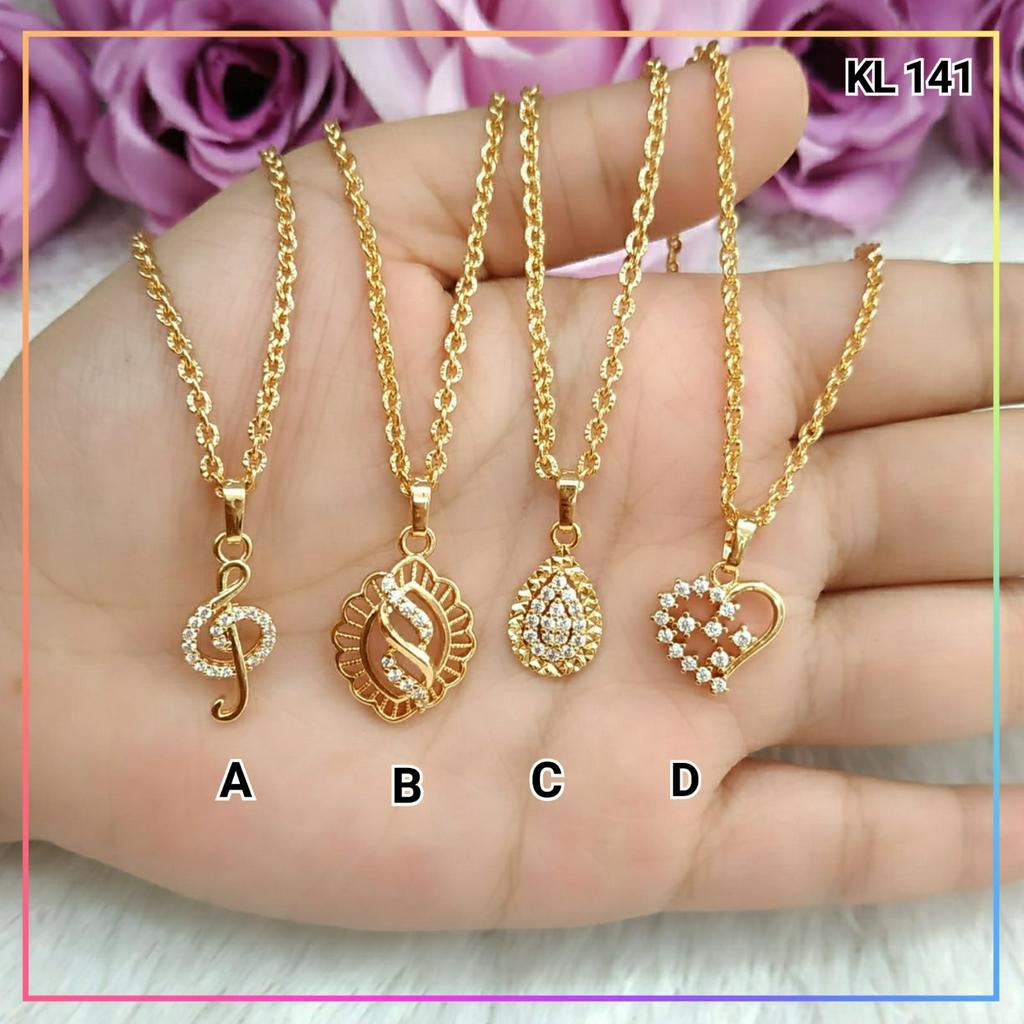 Kalung xuping kalung dewasa rantai love perhiasan lapis emas gold KL 141