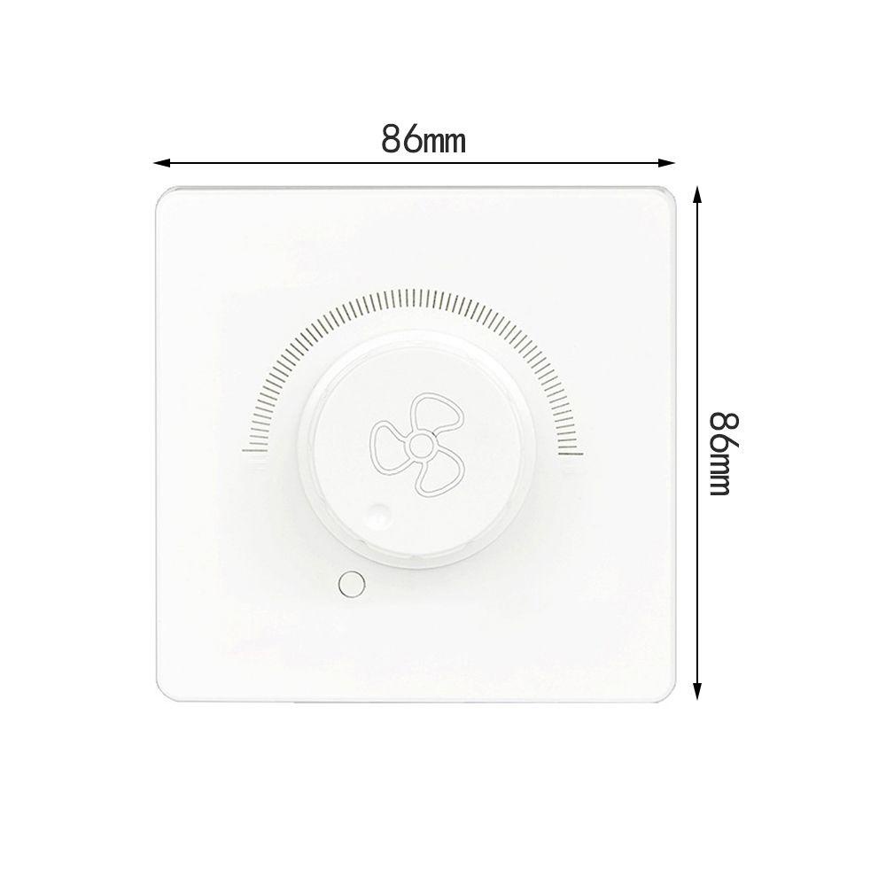 POPULAR Fan Speed Controller Durabl Saklar Dinding 180-250V Adjustment Stepless Speed