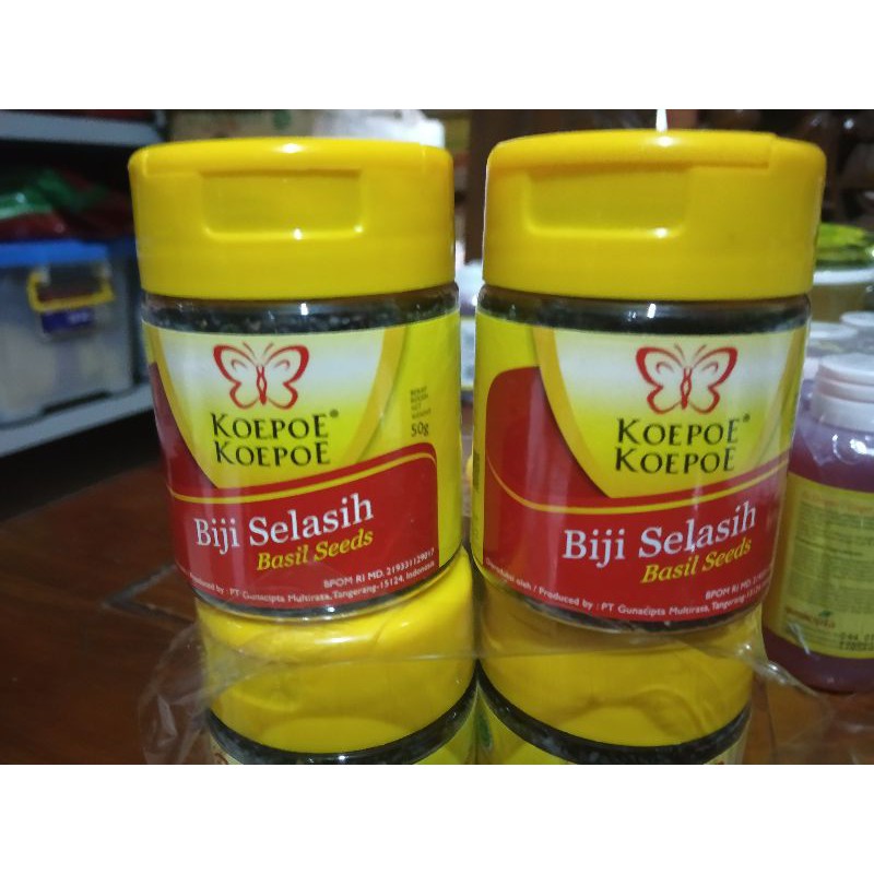 

Biji selasih cap koepoe koepoe 50 gram