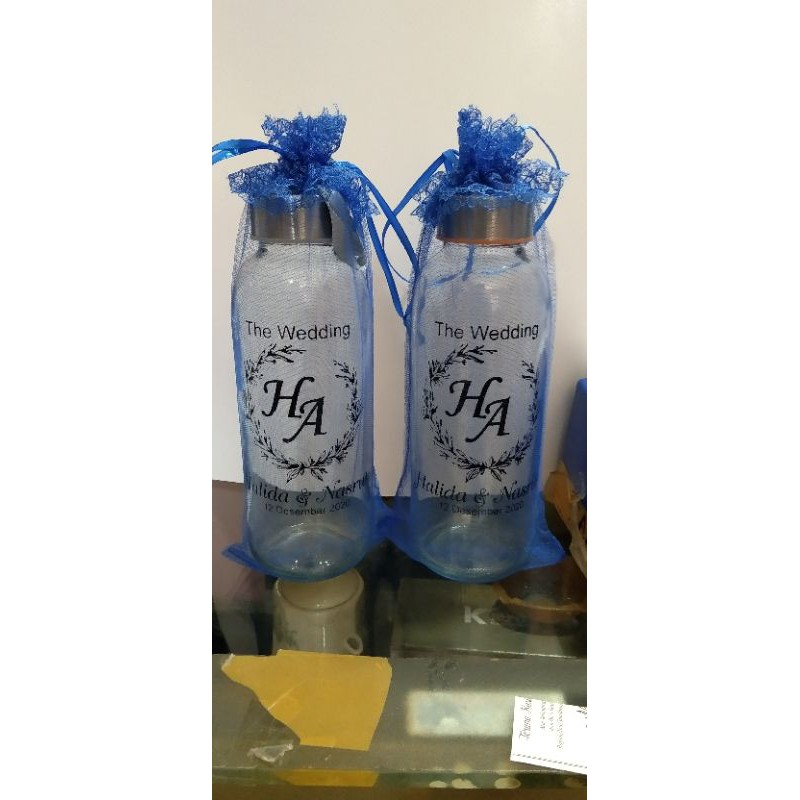 Souvenir Botol 420Ml cetak kemas sarung Tile