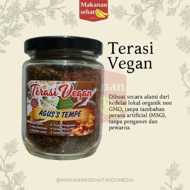 Terasi Vegan Agus's Tempe 100g