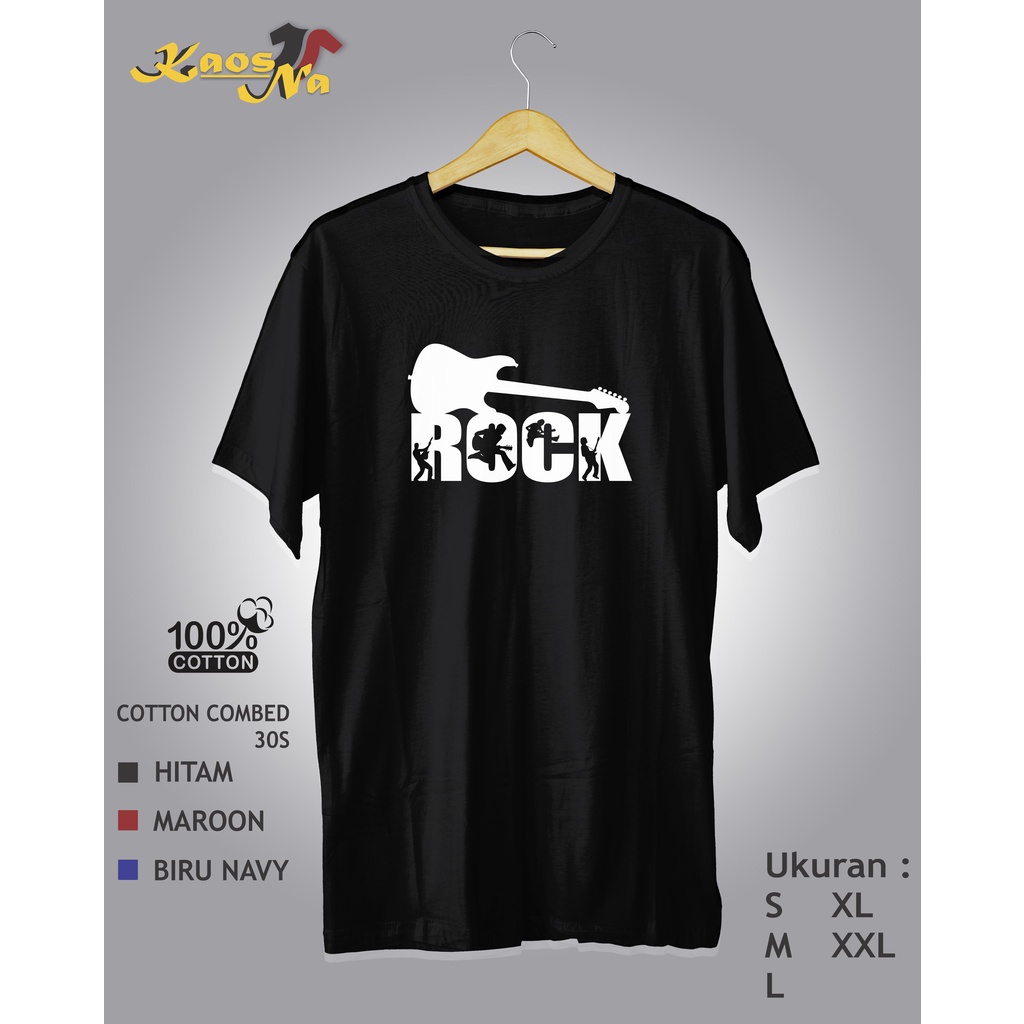 Kaos Baju Rock font Keren Kaos Distro Keren