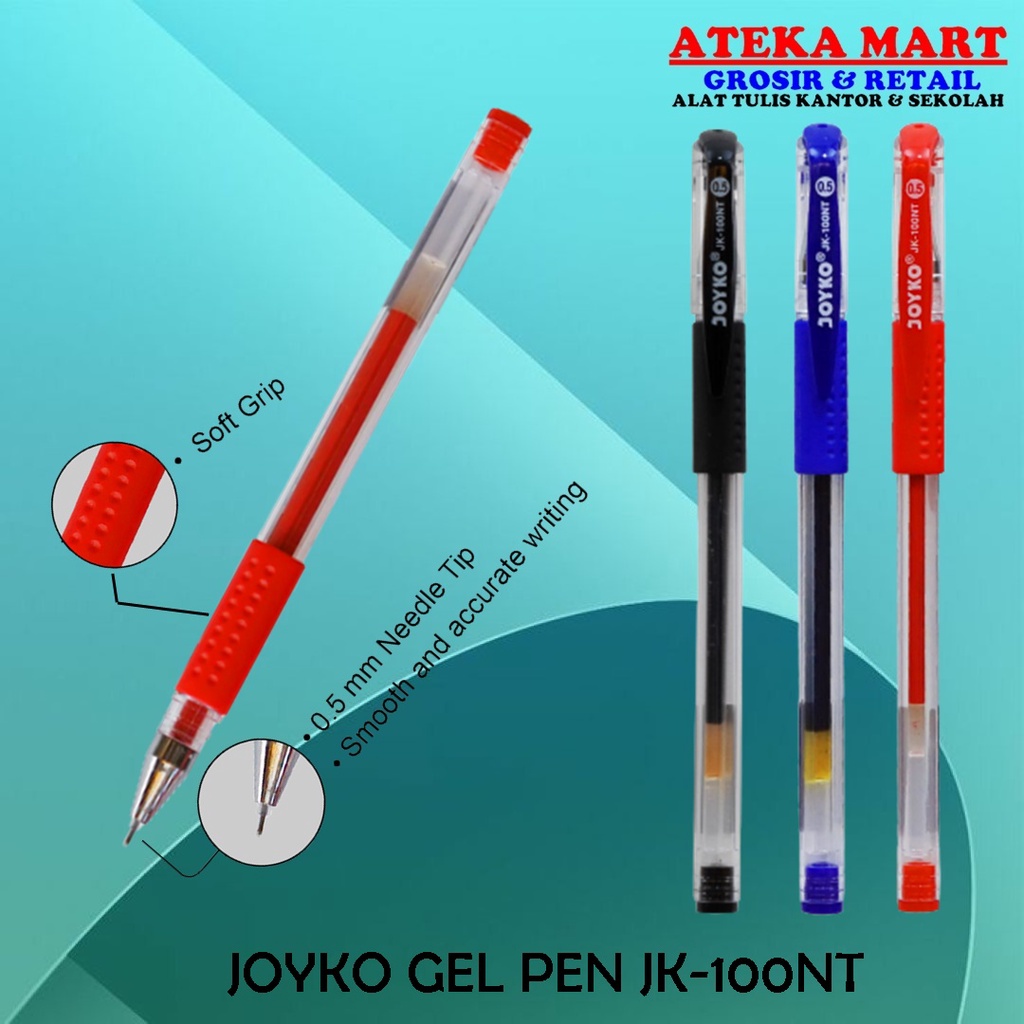 

[PCS] JK-100NT JOYKO GEL PEN PENA CAIR PULPEN