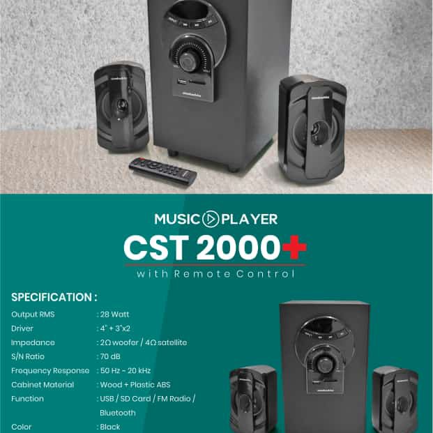 Speaker Simbadda Music Player CST 2000 N+ / 2000 N Plus