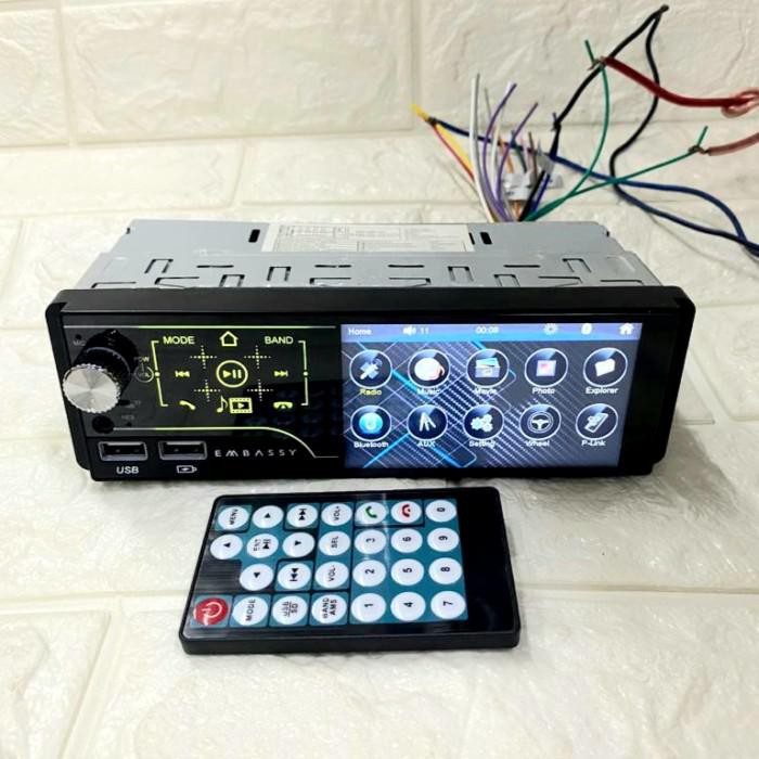 Best Sale Tape Mobil Single Din Embassy Mp5 Layar Sentuh Lcd 4 Inch