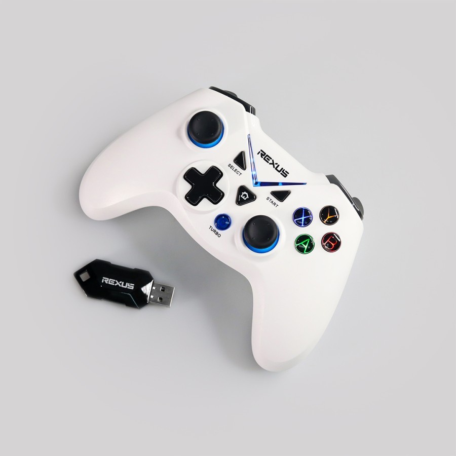 Rexus GX100 Pro Gaming Wireless Gamepad (white) - Gaming Controller