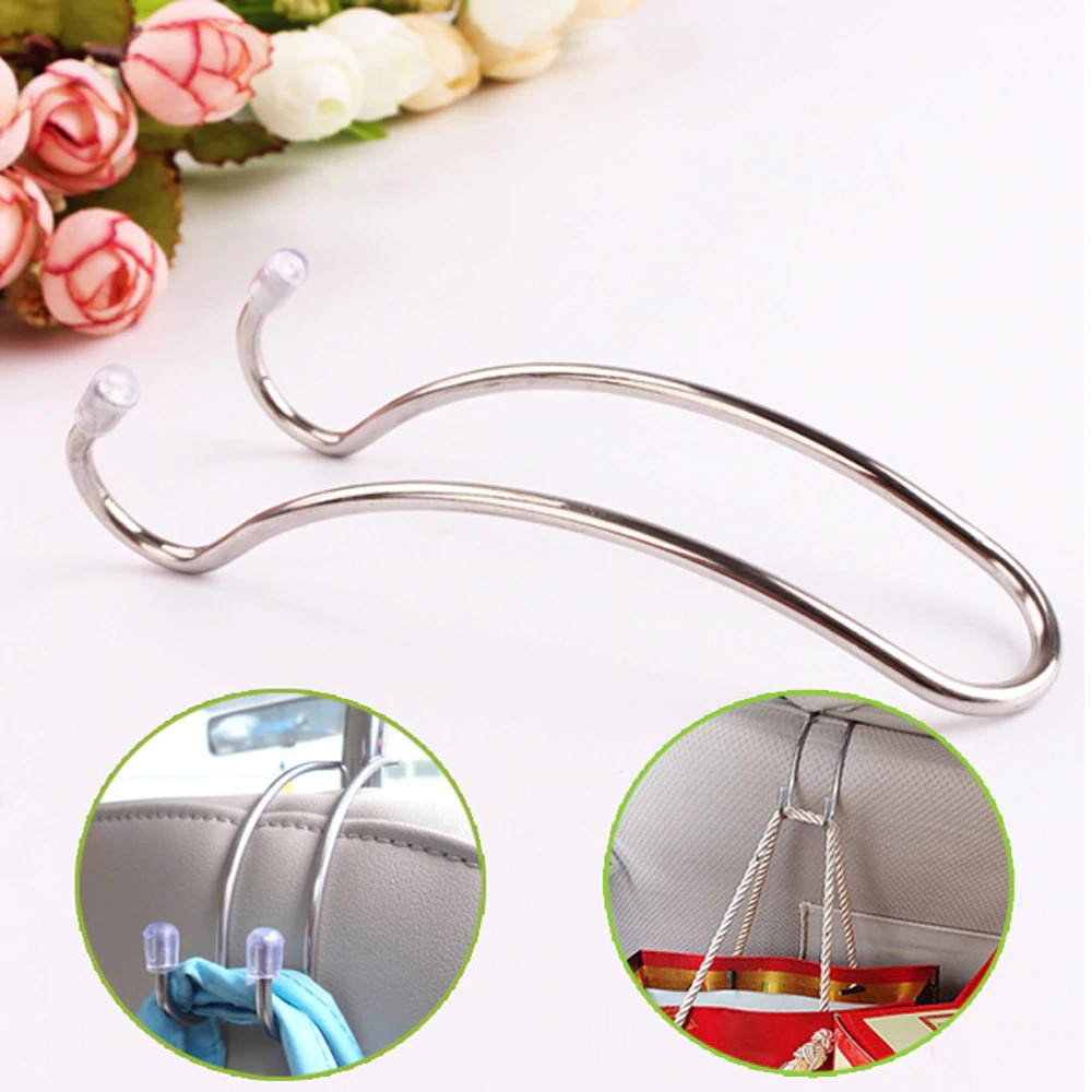 Hanger Cantelan Kantong/Bag/Tas/Barang Jok Mobil - Gantungan Organizer Barang Mobil Headrest Hook - i305 A219C