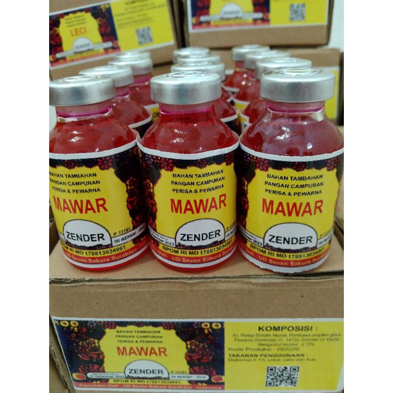 

Perisa Mawar 20ml ZENDER