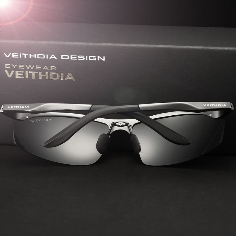 Veithdia Kacamata Pria UV Polarized - 6529 - Black