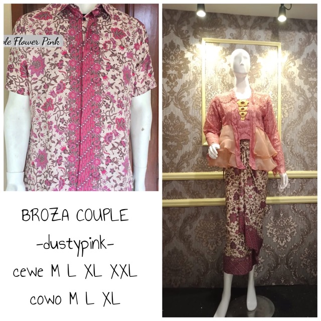 KUTUBARU COUPLE BROZA / KEBAYA TUNANGAN / KEBAYA MODERN