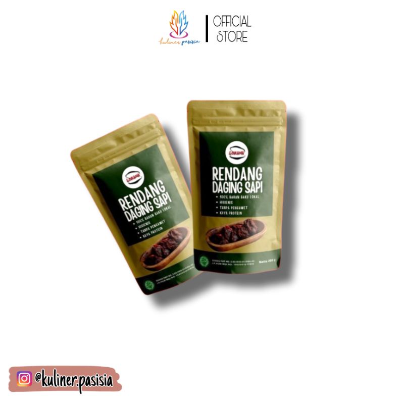 

Rendang daging sapi khas LOKANA 250gr