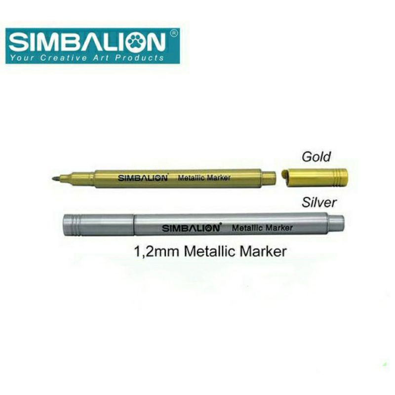 

Simbalion Metalic Marker 1.2 mm | Spidol Metalik MM 610 B