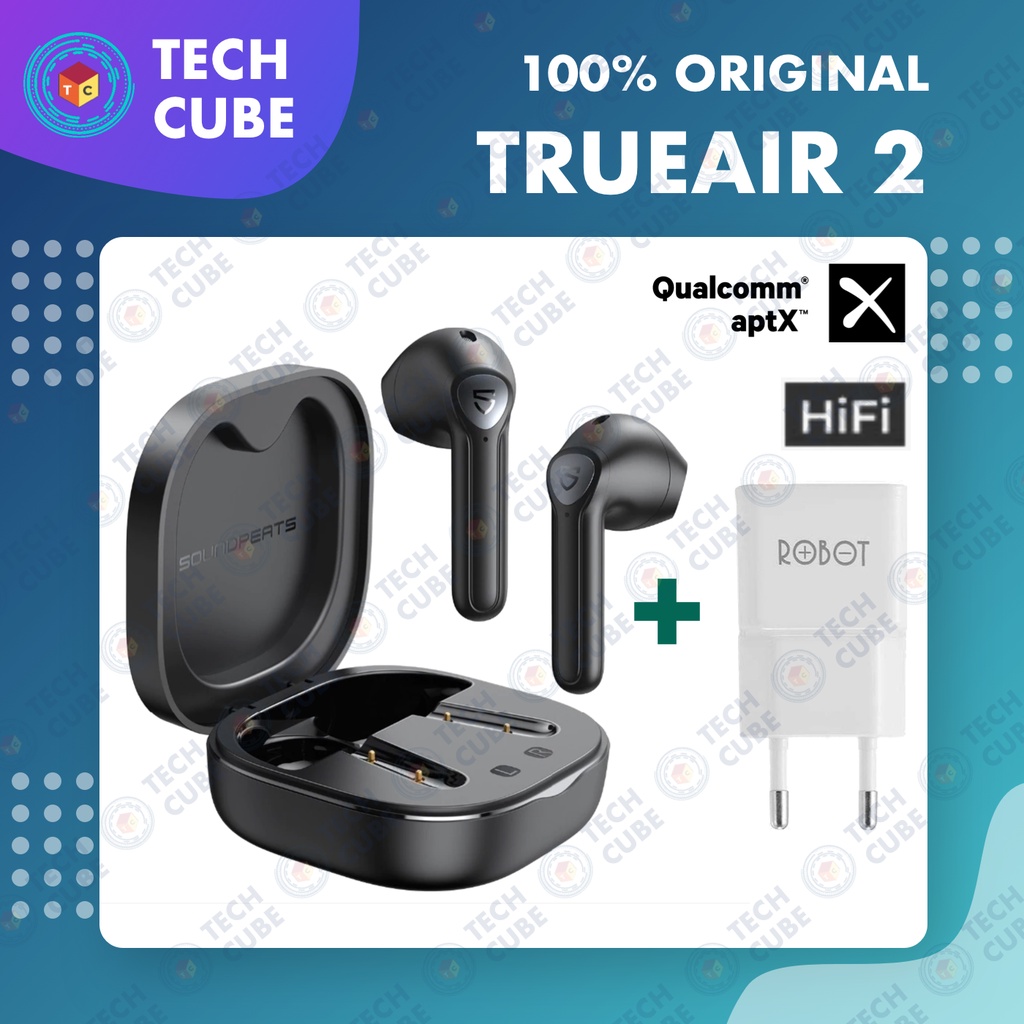 TrueAir 2 TWS APTX Earphone Headset Wireless Earbuds Bluetooth