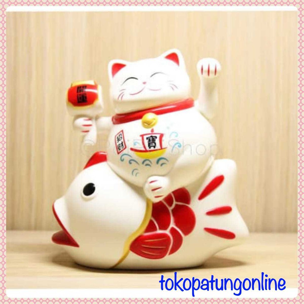 Lucky Cat Maneko Neki Kucing Rejeki