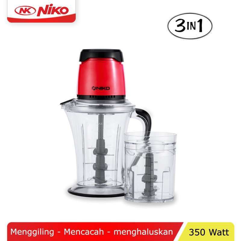 NIKO KATANA Chopper 3In1 Rose Glossy 2L Food Chopper 350 Watt