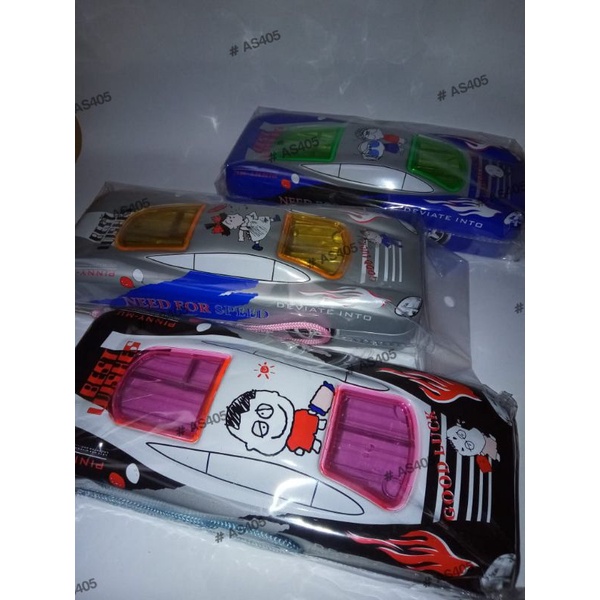 

Kotak Pensil / Tempat Pensil / Pencil Case Kaleng Mobil Cars Fancy Tingkat