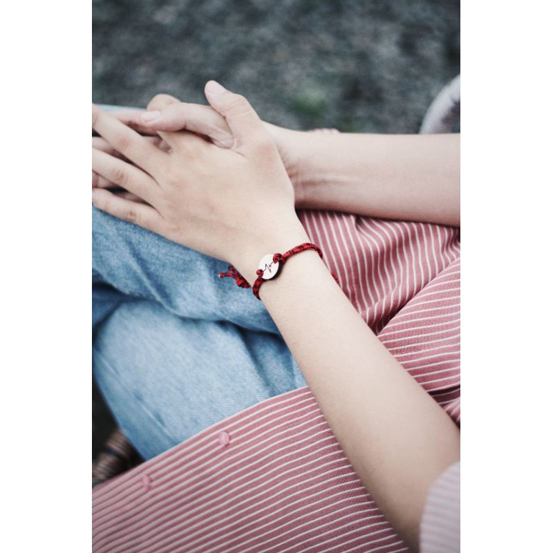 Gelang kulit Custom Bulat- gelang custom, gelang nama, gelang couple, couple, custom