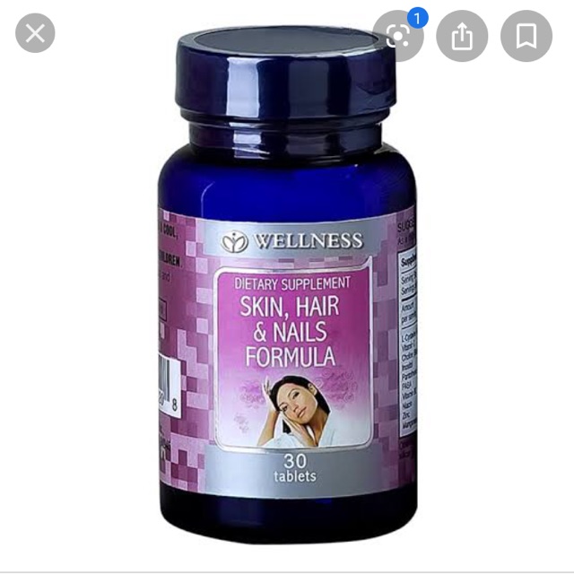WELLNESS Skin Hair and Nails Vitamin Rambut Kulit dan WELLNESS Skin Hair and Nails Vitamin Rambut Kulit dan