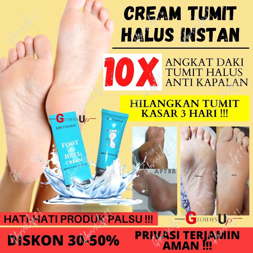 FOOT &amp; HEEL CREAM 50GR BPOM - FOOT CREAM BIO HERBAL ORI