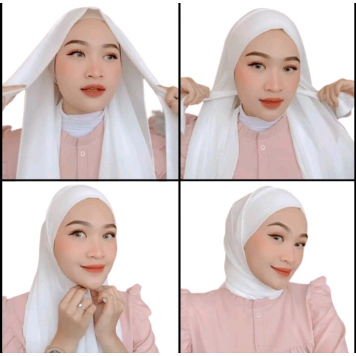 Pashmina + Inner 2in1 Bisa Bulak Balik / Pashmina Inner viral