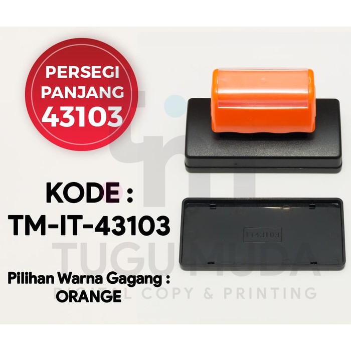 

Gagang Stempel Flash PERSEGI PANJANG 43103 (43x103mm) -TM-IT-43103