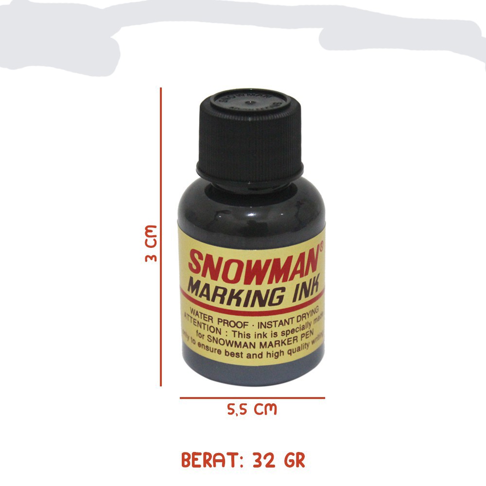 

Refill Tinta Spidol Permanen marker Snowman G-12