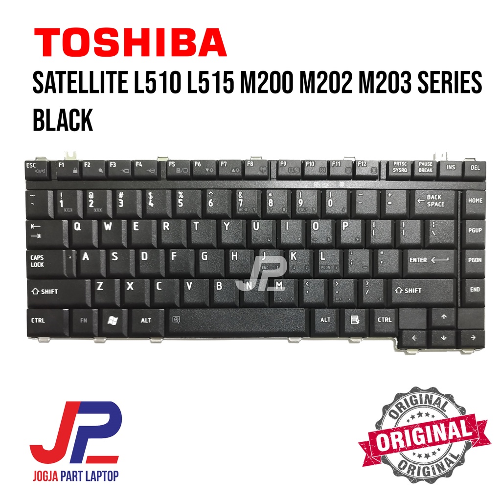 Keyboard Toshiba L510 Series Hitam