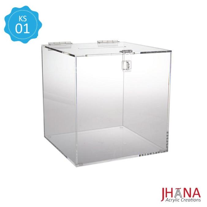 

Office & Stationery | Document Organizer | Kotak Saran Ks01M / Kotak Amal / Box Akrilik / 3 Mm Clear | Best Seller