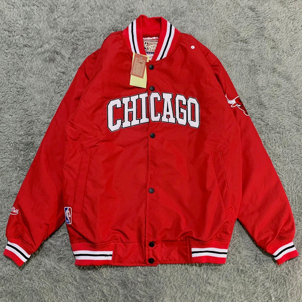 VARSITY JACKET BASEBALL NBA CHICAGO BULLS FULLTAG LABEL