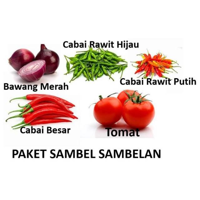 

Paket sambelan komplit